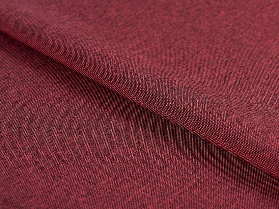 Портьера под лен "Орлеан" (Красно-бордовый оттенок)