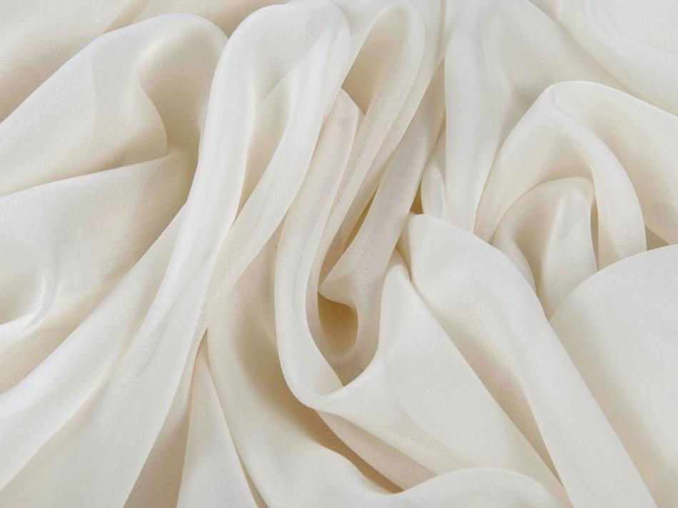 Тюль - облегченный креп (Кремовый оттенок)