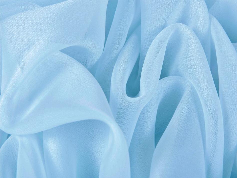 Тюль - облегченный креп (Голубой оттенок)