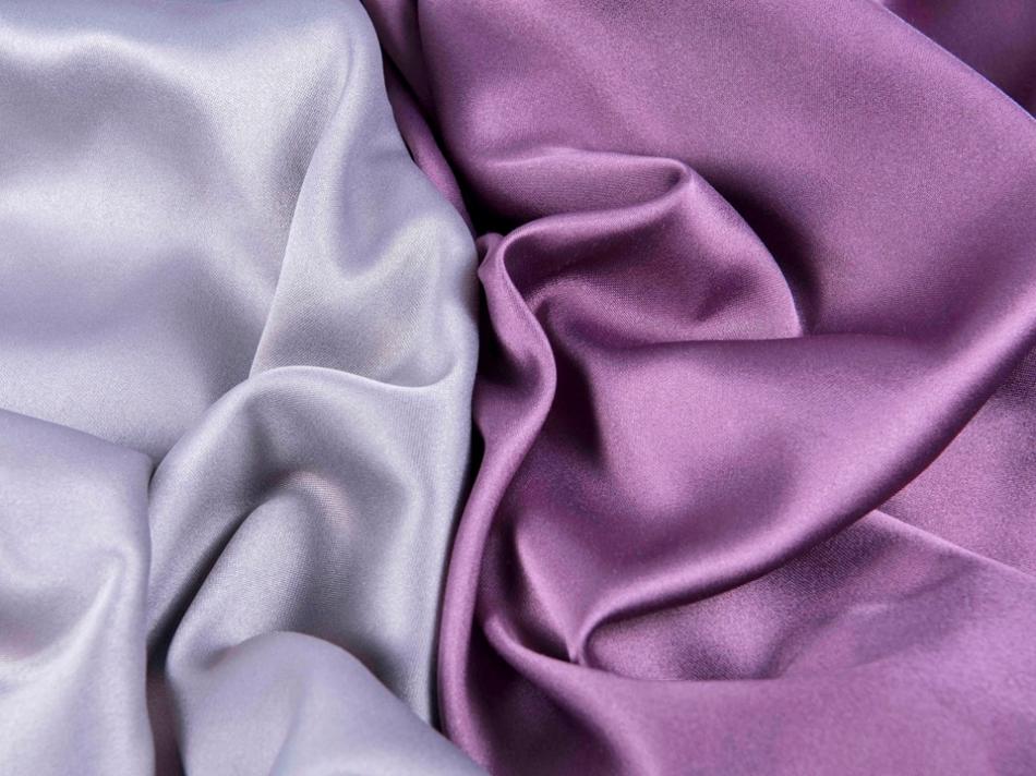 Портьера - двухцветный Блэкаут "Палермо" (Серый / Брусничный)