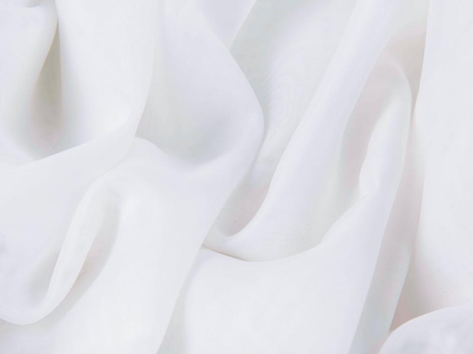 Тюль - вуаль с утяжелителем (Молочный оттенок)