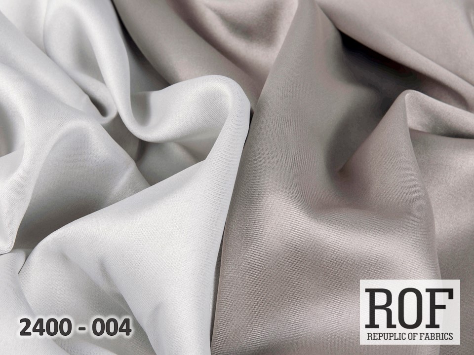 Портьера - двухцветный Блэкаут "Палермо" (Серебристый / Дымчатый)