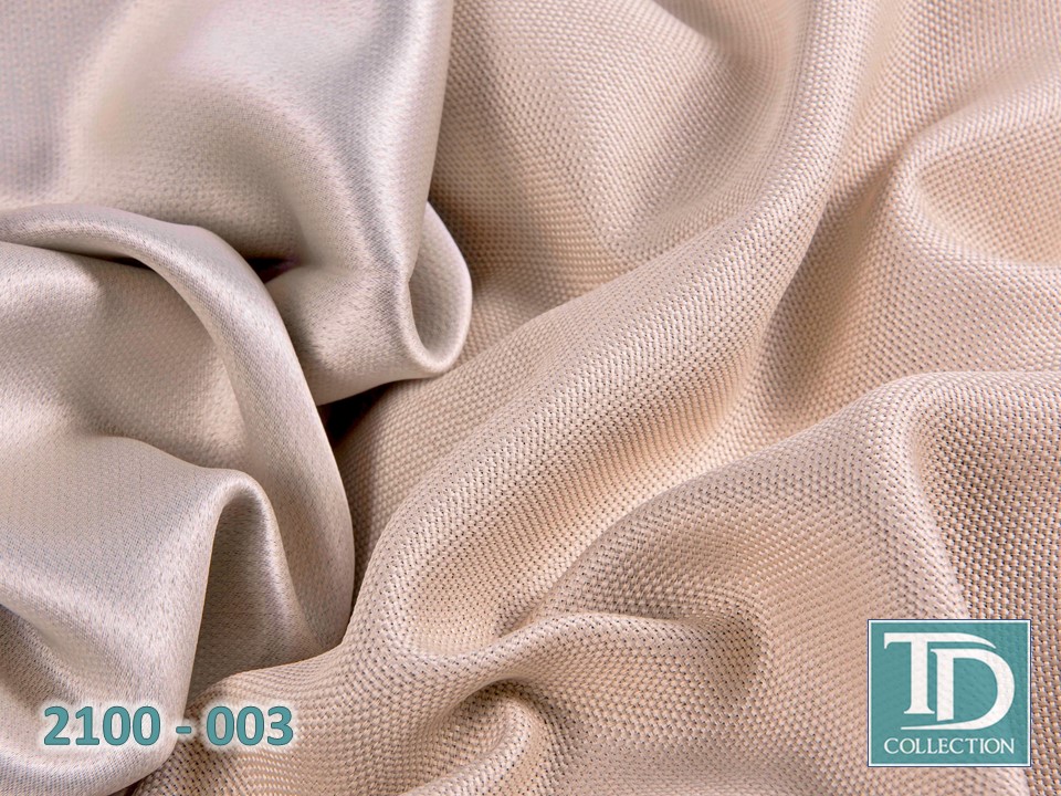 Портьера блэкаут c фактурой "Рогожка" (Сливочный оттенок)