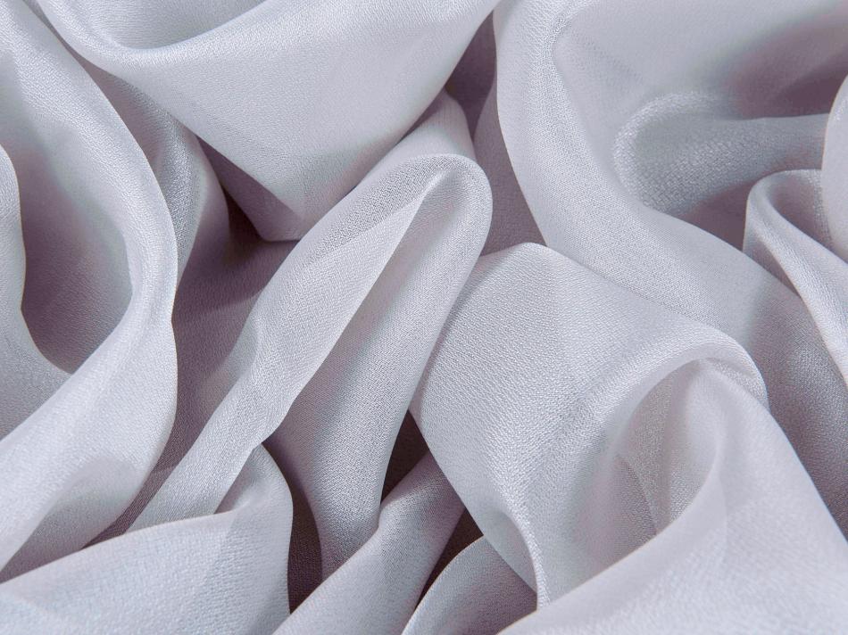Тюль - облегченный креп (Светло-серый оттенок)