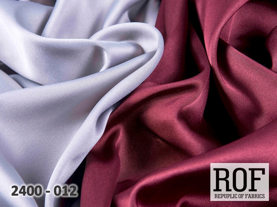 Портьера - двухцветный Блэкаут "Палермо" (Серый / Темно-терракотовый)