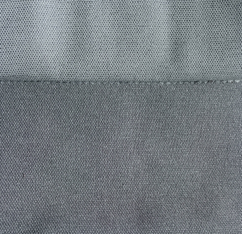 Портьера с фактурным плетением "Батерст" (Серо-голубой оттенок)