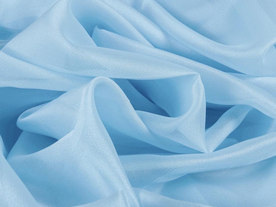 Тюль - облегченный креп (Голубой оттенок)
