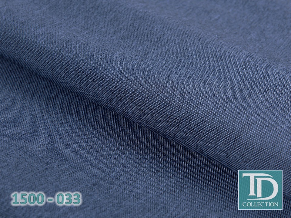 Портьера под лен "Орлеан" (Синий оттенок)