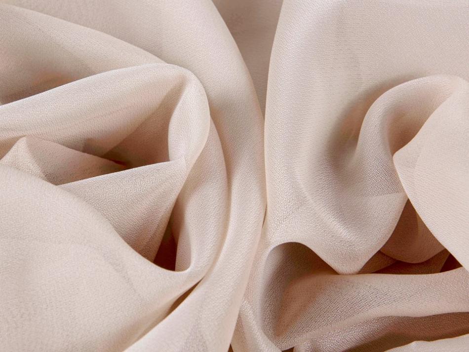 Тюль - облегченный креп  (Кофейный оттенок)