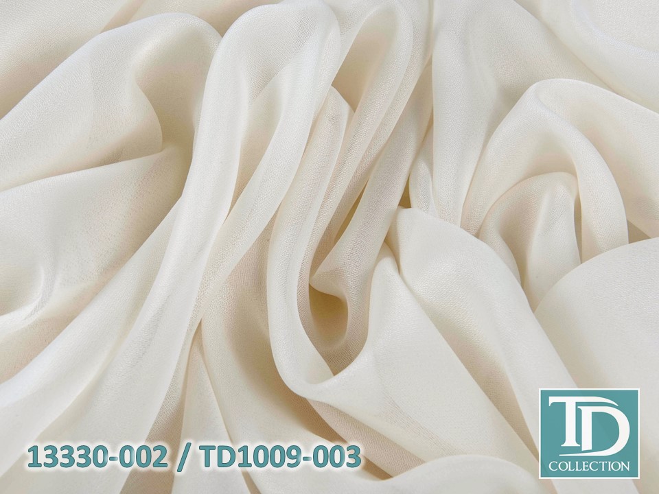 Тюль - облегченный креп (Кремовый оттенок)