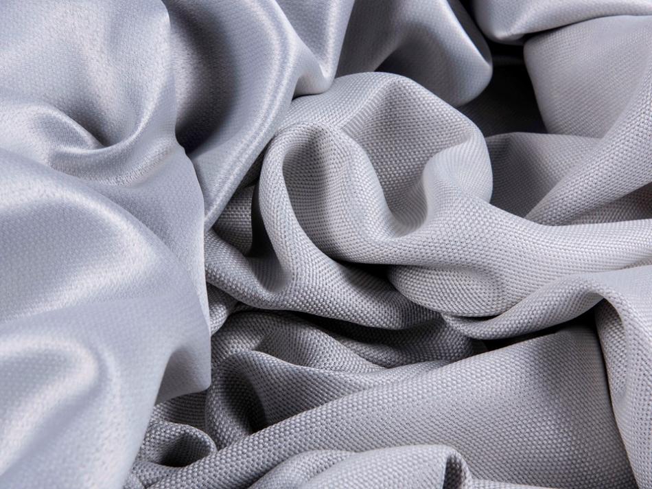 Портьера блэкаут c фактурой "Рогожка" (Молочный оттенок)