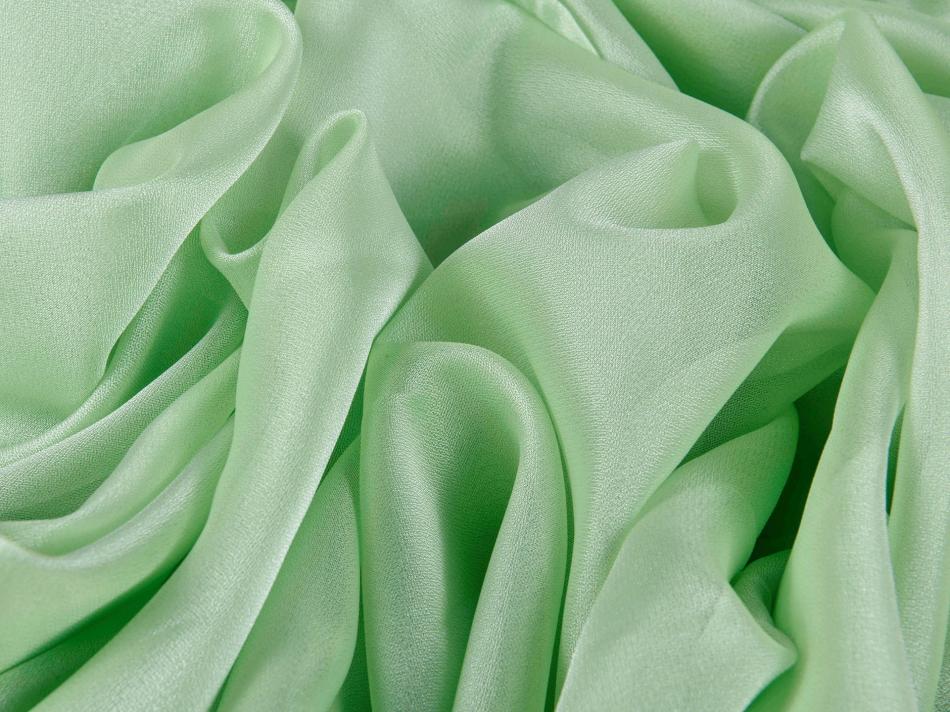 Тюль - облегченный креп (Салатовый оттенок)