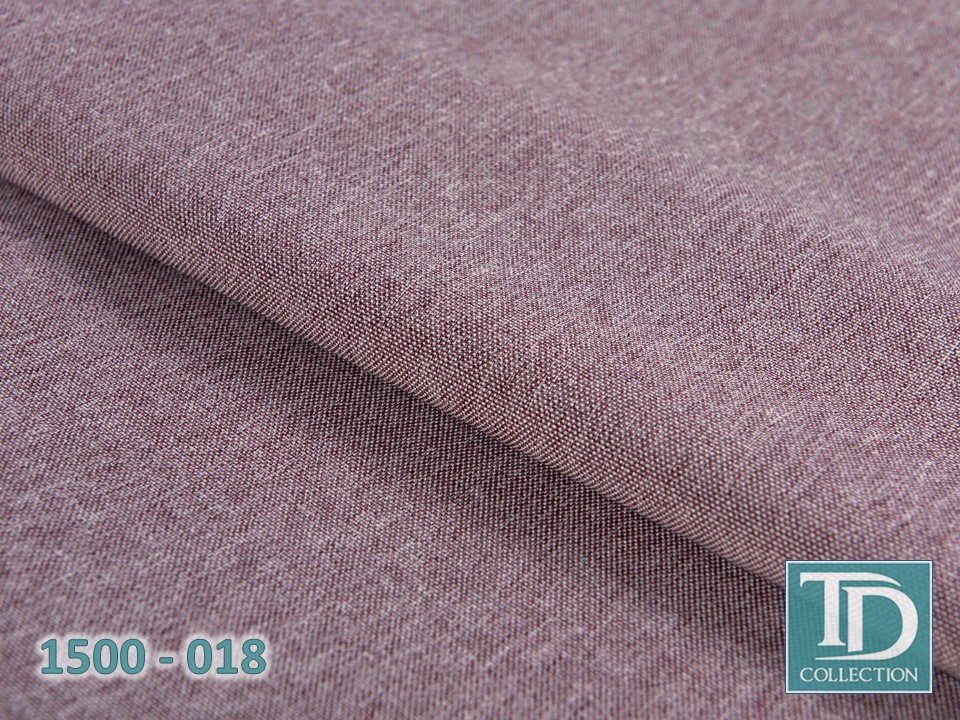 Портьера под лен "Орлеан" (Серо-брусничный оттенок)