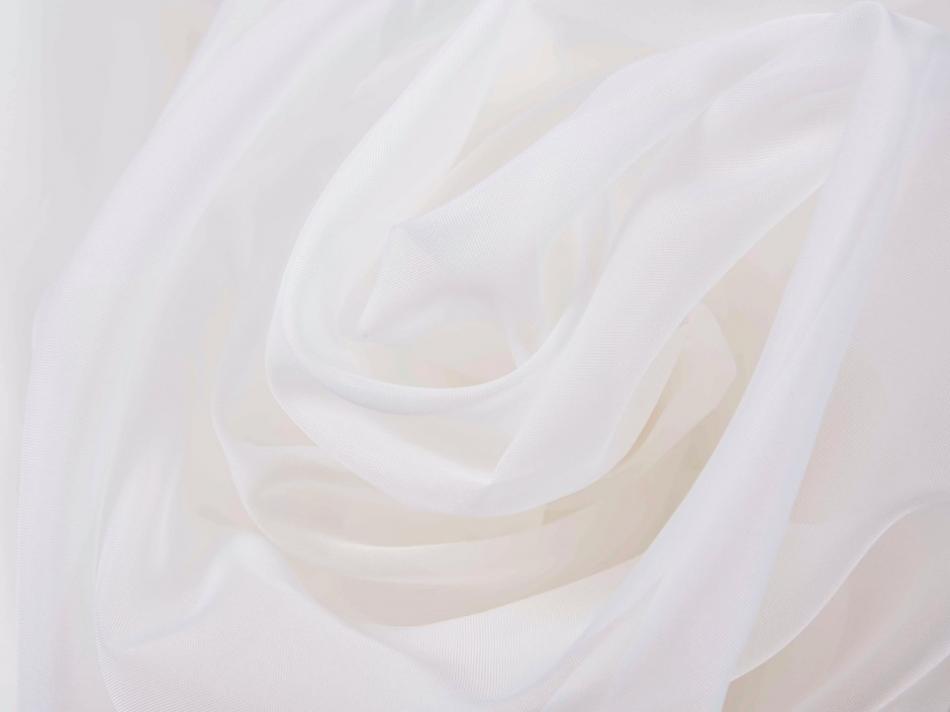 Тюль - вуаль с утяжелителем (Кремовый оттенок)