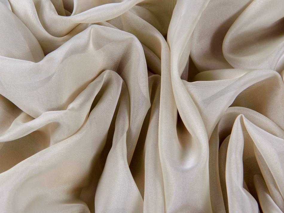 Тюль - микровуаль (Тепло-бежевый оттенок)