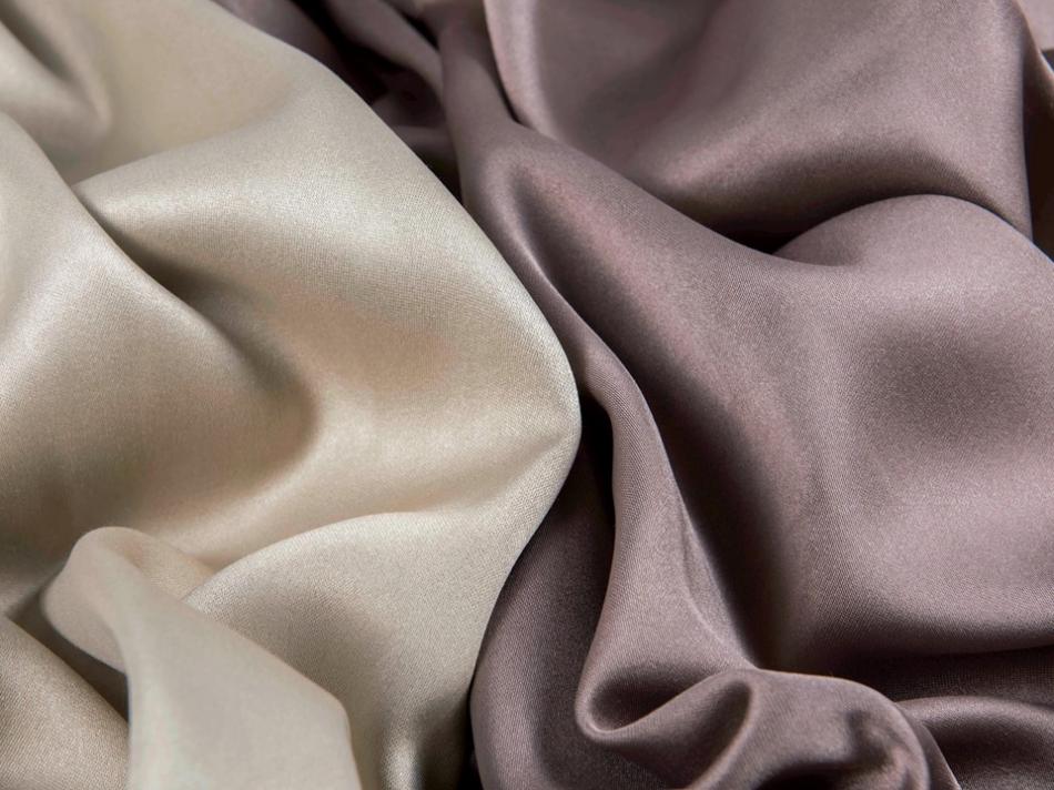 Портьера - двухцветный Блэкаут "Палермо" (Бежевый / Кофейный)