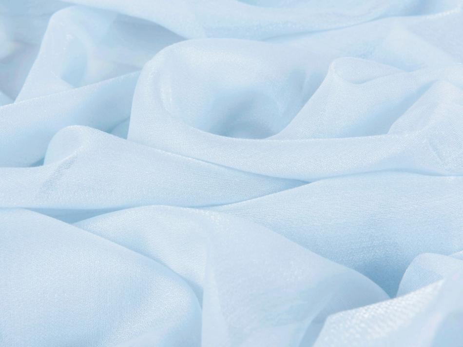 Тюль под батист с отблеском (Голубой оттенок)