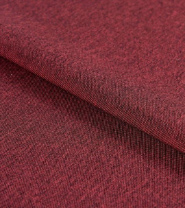 Портьера под лен "Орлеан" (Красно-бордовый оттенок)