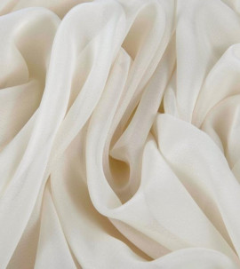 Тюль - облегченный креп (Кремовый оттенок)