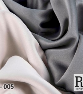 Портьера - двухцветный Блэкаут "Палермо" (Бежево-серый / Серый)