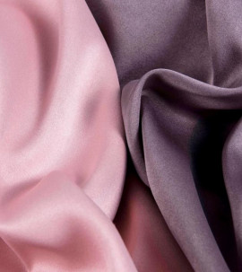 Портьера - двухцветный Блэкаут "Палермо" (Бледно-розовый / Сливовый)