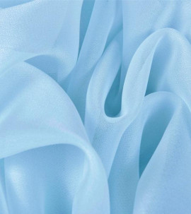 Тюль - облегченный креп (Голубой оттенок)