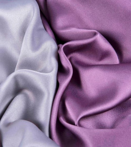 Портьера - двухцветный Блэкаут "Палермо" (Серый / Брусничный)