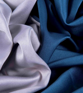 Портьера - двухцветный Блэкаут "Палермо" (Серый / Синий)