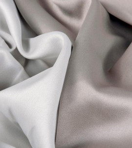 Портьера - двухцветный Блэкаут "Палермо" (Серебристый / Дымчатый)