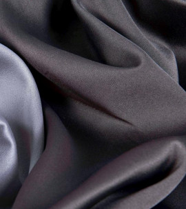 Портьера - двухцветный Блэкаут "Палермо" (Серый / Графитовый)