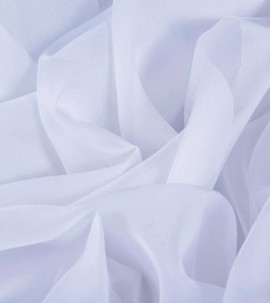Тюль - облегченный креп (Белый оттенок)