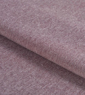 Портьера под лен "Орлеан" (Серо-брусничный оттенок)