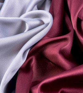 Портьера - двухцветный Блэкаут "Палермо" (Серый / Темно-терракотовый)