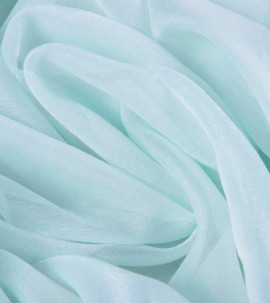 Тюль под батист с отблеском (Бирюзовый оттенок)