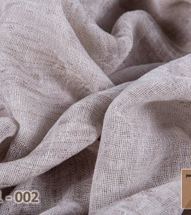 Тюль - двусторонний под лен "венецианская штукатурка" (Бежевый оттенок)