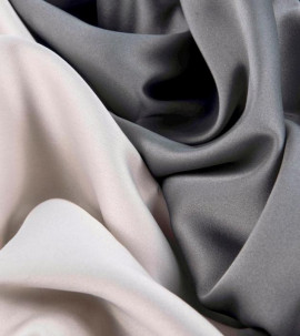 Портьера - двухцветный Блэкаут "Палермо" (Бежево-серый / Серый)