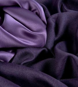 Портьера блэкаут c фактурой "Рогожка" (Фиолетовый оттенок)